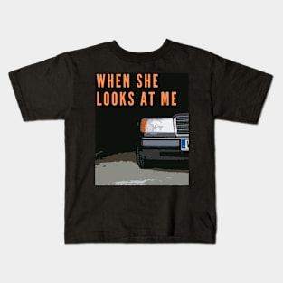 W124 Mercedes E-Class Kids T-Shirt